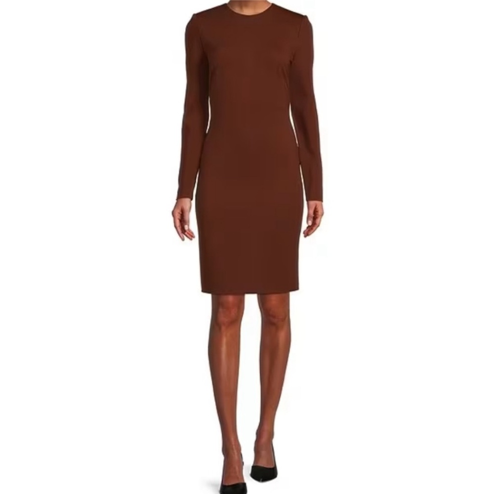 Antonio Melani Frederika Crew Neck Long Sleeve Ponte Dress